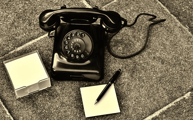 phone, old, year of construction 1955