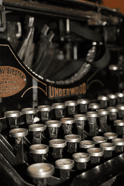 typewriter, type, vintage
