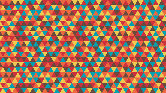 background, triangles, retro
